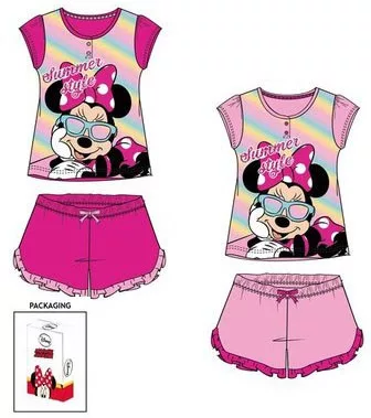 Disney Minnie Style gyerek rövid pizsama Díszdobozban 3 - 8 év / 98 - 128 cm