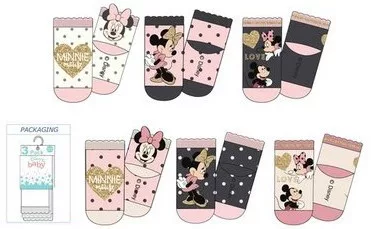 Disney Minnie Love baba zokni 0-12 hó