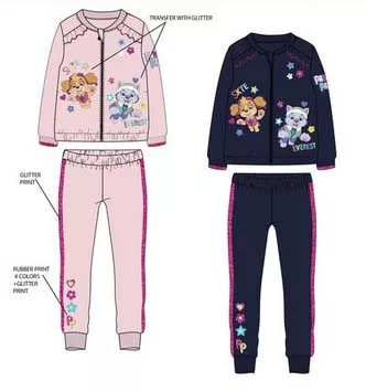 Mancs Őrjárat Girly gyerek melegítő, jogging szett 3 - 6 év / 98 - 116 cm