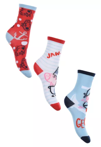 Peppa malac Pirate gyerek zokni 23-34