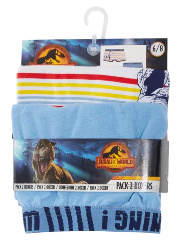 Jurassic World Zone gyerek boxeralsó 2 darab/csomag 2 - 8 év / 92 - 128 cm