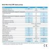 Medence hőszivattyú, Fairland Mini HP SHP05, kompakt, energiatakarékos, R32 hűtőközeg, titán hőcserélő, plug and play, max. 40°C, 5,8 kW