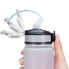 Motivációs sport kulacs 1000 ml, kék/rózsaszín