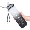 Motivációs sport kulacs 1000 ml, fehér/fekete