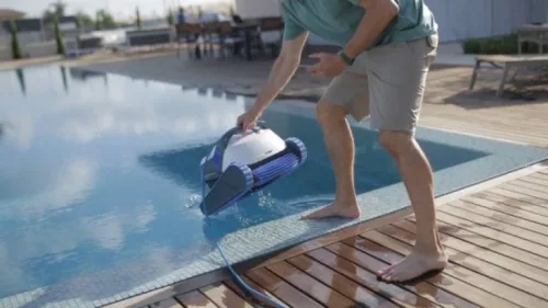 Medencetisztító robot, Dolphin S100, vezetékes, automata, padló és fal tisztítás