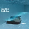 Aiper Scuba SE akkumulátoros medencetisztító robot, 80 m2, 75 l/perc, szűrőkosár: 2 l