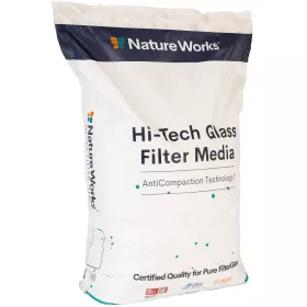   Üveg szűrőtöltet, Nature Works Stage-2, 0, 4-1, 0 mm, medencéhez, újrahasznosított üveg, 20 kg (AS-033102)