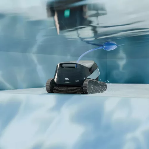 Medencetisztító robot, Dolphin S2000, teljes medencetisztítás (padló, fal, vízvonal, lépcső és napozóterasz tisztítás), PowerStream navigáció, kábelcsavarodás-gátló, applikáció vezérlés