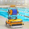 Medencetisztító robot, Dolphin Wave 300XL, padlótisztítás, MMI vezérlés, háromszintű zsákos szűrőrendszer, 1–8 órás ciklusidő, nagy teljesítményű közületi kivitel, Caddy tartozékkal