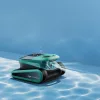 Medencetisztító robot, Niya Tracker 55 EU, fekete, akkumulátoros, vezeték nélküli, automata, padló és fal tisztítás, vízvonal tisztítás