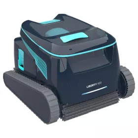   Medencetisztító robot, Dolphin Liberty 600 EU Dark, fekete, akkumulátoros, vezeték nélküli, automata, padló és fal tisztítás, vízvonal tisztítás