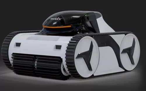 Medencetisztító robot, Fairland Warrior X30, fekete, akkumulátoros, vezeték nélküli, automata, padló és fal tisztítás, vízvonal tisztítás, bemutató darab
