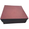 Gumilap medence alá, Poolx Safety, 100×100×3 cm, 31kg/m2, vörös, csúszáscsökkentő, ütéscsillapító, időjárásálló, esésvédő, kertbe, játszótérre