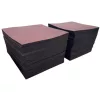 Gumilap medence alá, Poolx Safety, 100×100×3 cm, 31kg/m2, vörös, csúszáscsökkentő, ütéscsillapító, időjárásálló, esésvédő, kertbe, játszótérre