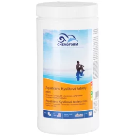   Medence aktív oxigén tabletta, Chemoform 5601 Mini (20 g), fehér, 1 kg, gyorsan oldódó, fertőtlenítő, medencéhez és jakuzzihoz
