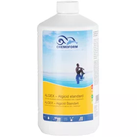   Medence algaölő szer, Chemoform Algicid Standard 0604, fehér, 1 l, klórmentes, csökkentett habzású, pH semleges