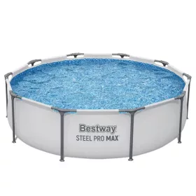   BESTWAY Steel Pro Max csővázas medence szett, 305 x 76 cm, papírszűrős, vízkapacitás 4678 l (56408)
