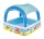 BESTWAY, 52192 medence, Coral reef, felfújható gyermekmedence tetővel, 1,47 x 1,47 x 1,22 m