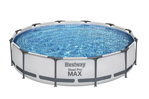BESTWAY Steel Pro Max csővázas medence szett, 366 x 76 cm, papírszűrős, vízkapacitás 6473 l (56416)