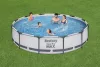 BESTWAY Steel Pro Max csővázas medence szett, 366 x 76 cm, papírszűrős, vízkapacitás 6473 l (56416)