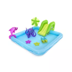   BESTWAY, 53052, Fantastic Aquarium, felfújható kis gyermekmedence, 2,39 x 2,06 x 0,86 m