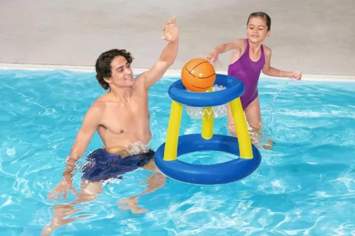 BESTWAY, 52418 játék, Splash 'N' Hoop, felfújható + labda, 0,61 x 0,61 m