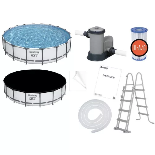 BESTWAY Steel Pro MAX Set medence D5,49m x 122cm (56462)