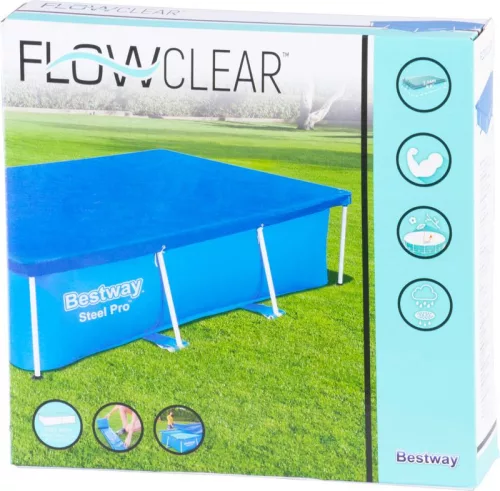 BESTWAY 2,59m x 1,7m csővázas medence védőtakaró (58105)