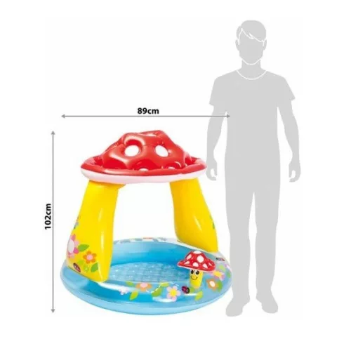 INTEX Mushroom Baby Pool medence 102 x 89cm (57114)