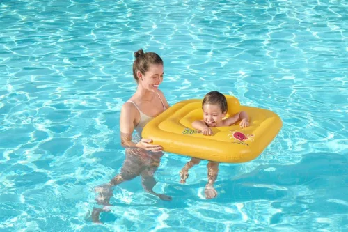 BESTWAY úszógumi, 32050, Baby support, gyermek, felfújható, négyzet alakú, 76 cm