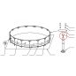Intex medence alkatrész V-clip 48 mm (10313) - 5db-os csomag