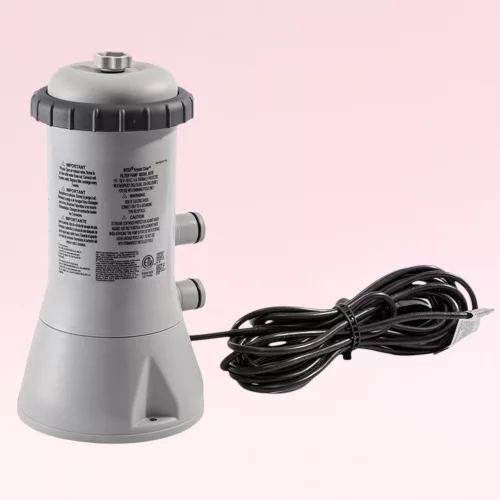 Papírszűrős vízforgató szivattyú, INTEX Krystal Clear C1000, 3,8 m³/óra, 99 W, szürke, szerviz dobozos, IPX7 védettség (11470)