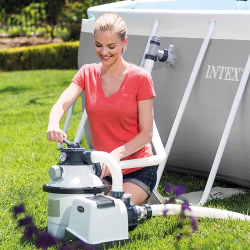 INTEX KrystalSand, Homokszűrős vízforgató, 4m3/h (26644) csomagolási sérült