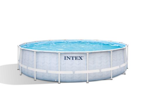 INTEX MetalPrism Set Chevron medence 488 x 122 cm (26746)