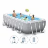 INTEX MetalPrism Set négyszögletű medence 400 x 200 x 122 cm (26790NP)