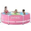 INTEX Metal medence 244 x 76 cm, rózsaszín (28290)