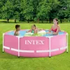 INTEX Metal medence 244 x 76 cm, rózsaszín (28290)