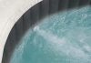 INTEX PureSPA Onyx Black Octagon jacuzzi, sóbontó készülékkel, 4 személyes, D201 x 71 cm, fekete / fehér (28458)