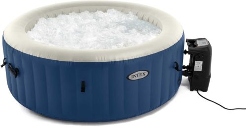 INTEX PureSpa Bubble Blue jacuzzi, 4 személyes, kerek, D180 x 66 cm, kék / fehér (28486)