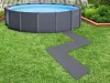 INTEX medence szőnyeg, 5mm, 2 m2/csomag, szürke (29084)