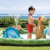 INTEX Jurassic Adventure Play Center felfújható vízicentrum, élménymedence, 201 × 201 × 36 cm (56132)