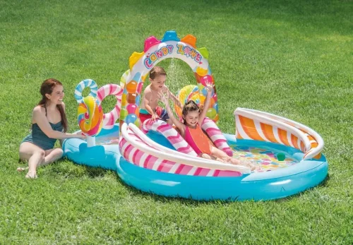 INTEX Candy Zone élménymedence 295 x 191 x 130cm (57149)