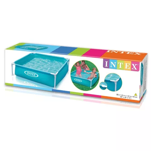 INTEX Metal medence 1,22m x 1,22m x 30cm, kék (57173)