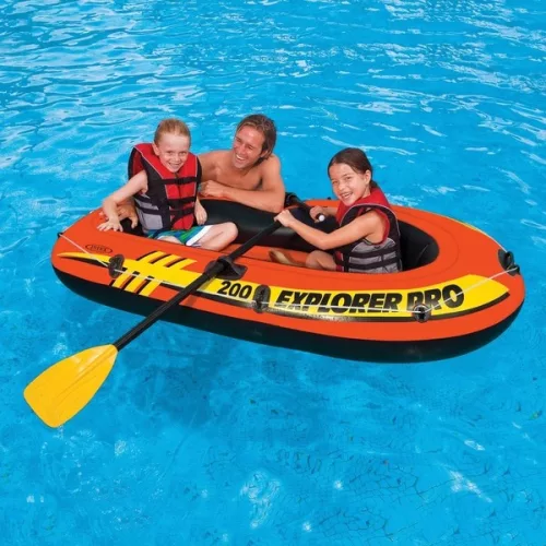 INTEX Explorer Pro 200 felfújható gumicsónak (2 személyes) 196 x 102 x 33cm (58356)