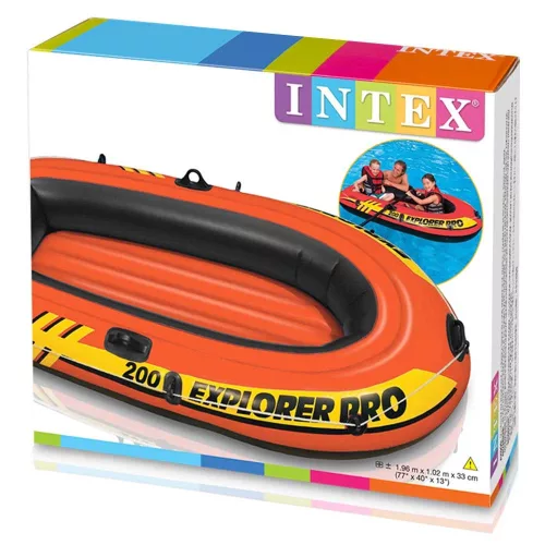INTEX Explorer Pro 200 felfújható gumicsónak (2 személyes) 196 x 102 x 33cm (58356)