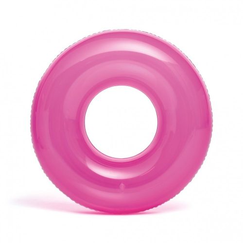 INTEX átlátszó rózsaszín úszógumi D76cm (59260)