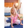 INTEX Classic Downy felfújható matrac, 152 x 203 x 25 cm, kék, plüss felső rész, 2in1 szelep, Wave Beam belső szerkezet (64759)
