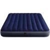 INTEX Classic Downy felfújható matrac, 152 x 203 x 25 cm, kék, plüss felső rész, 2in1 szelep, Wave Beam belső szerkezet (64759)