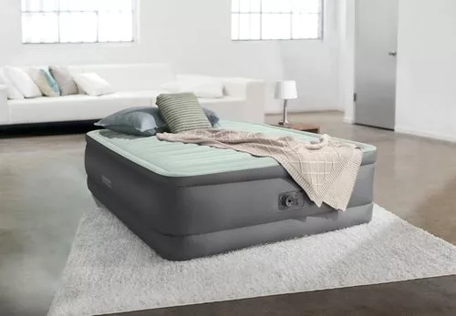 INTEX PremAire felfújható luxus vendégágy, 153 x 203 x 46cm (64906)