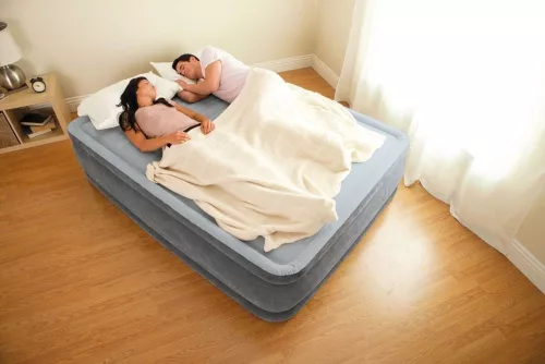 INTEX PremAire felfújható luxus vendégágy, 153 x 203 x 46cm (64906)